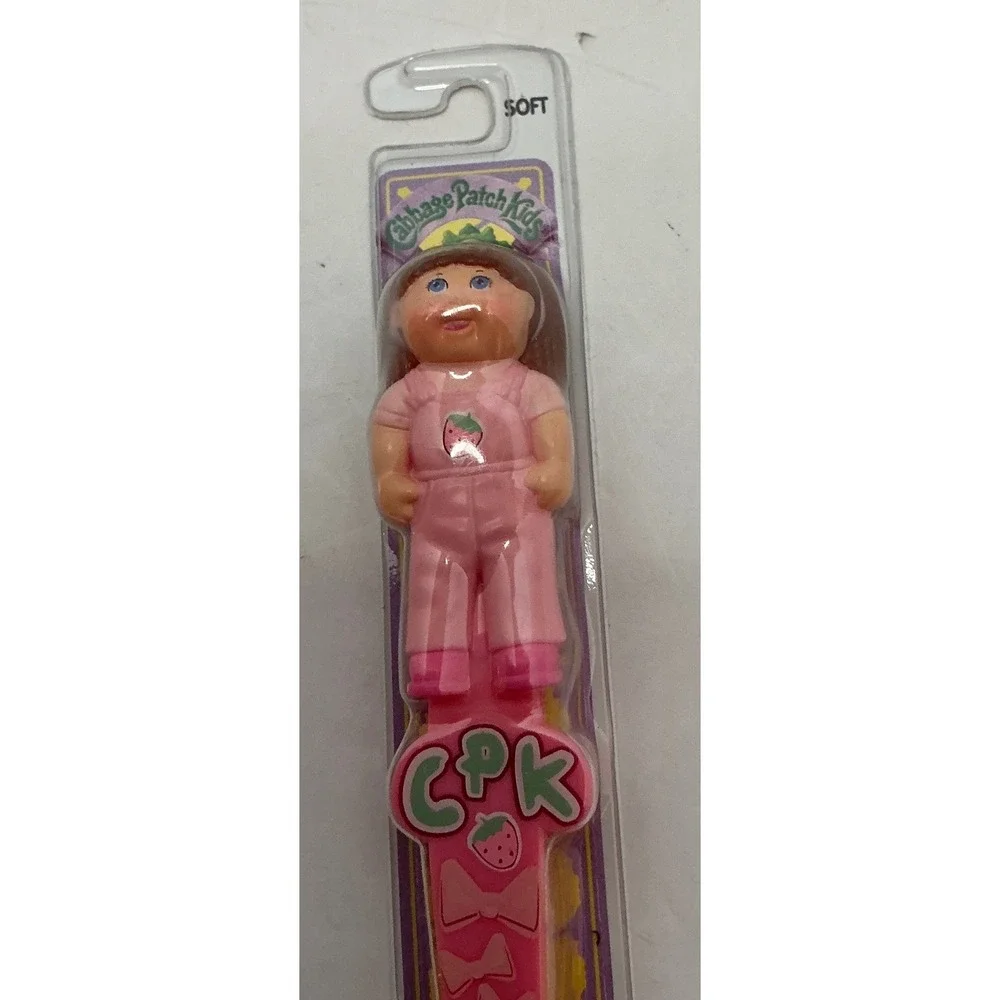 Cabbage‎ Patch Kids Vintage 2005 Zooth Toothbrush Set Character Handle Soft NWT